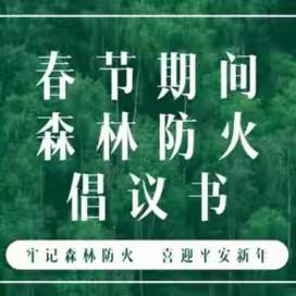 大同市云州区春节、元宵节期间森林防火   倡议书