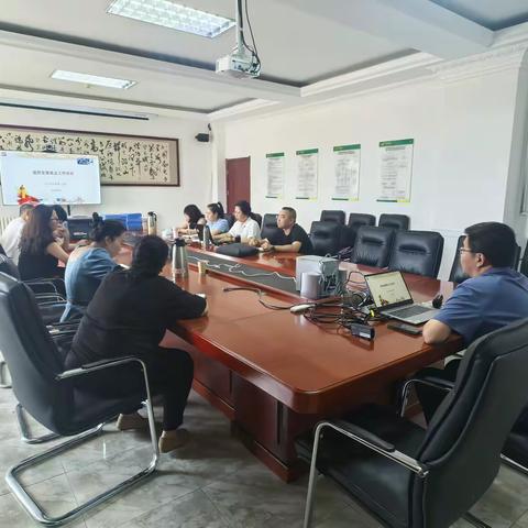 区分公司党建工作部对阿盟分公司党务工作开展督导检查以及专题培训