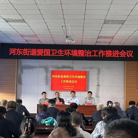 河东街道召开2024年爱国卫生环境整治工作推进会议