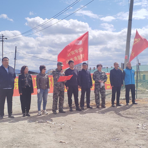 绿植拆迁空地边际 洁净人居卫生环境 携手共建冷极美好家园