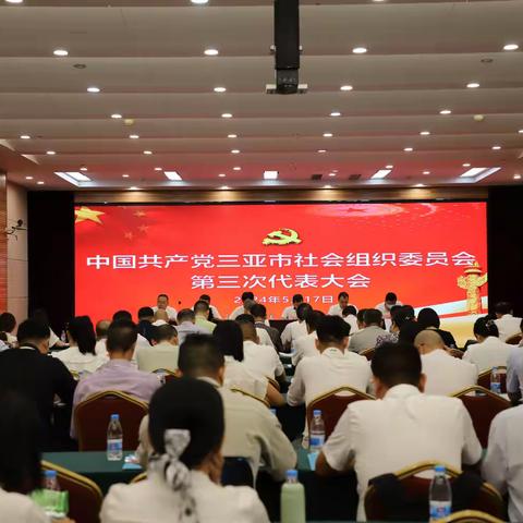 中共三亚市社会组织委员会 换届选举大会顺利召开