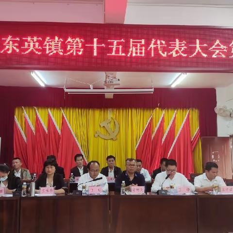 中国共产党东英镇第十五届代表大会第三次会议胜利召开