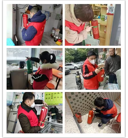 水巷社区开展春节前夕消防安全隐患排查和宣传活动