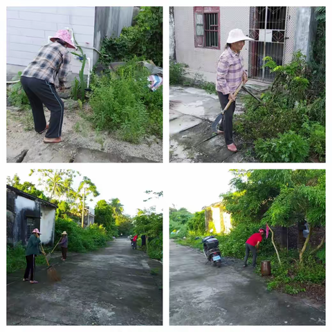 木棠镇二图村委会人居环境卫生整治工作