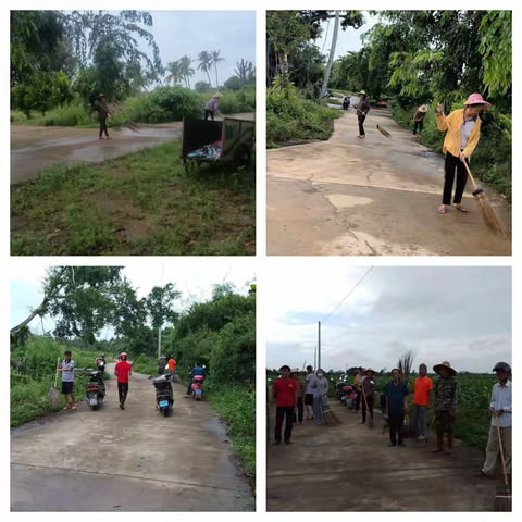 木棠镇二图村委会人居环境卫生整治工作