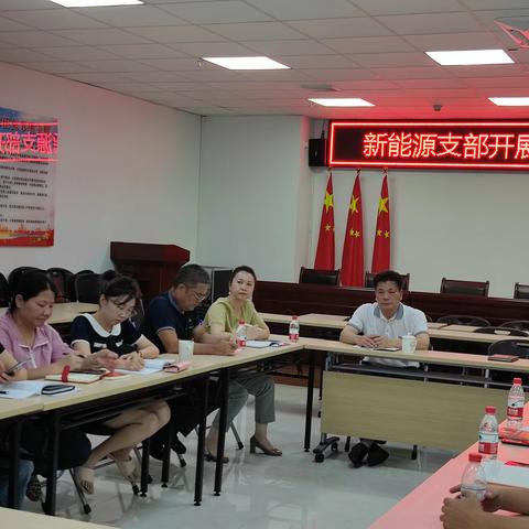 新能源支部开展以案促改集中学习会议