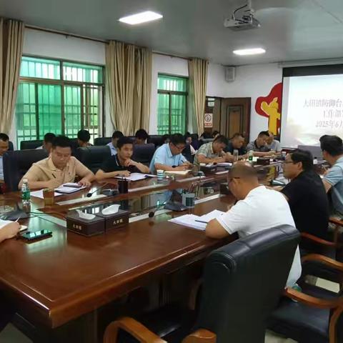 大田镇召开防御台风“蝴蝶”工作部署会