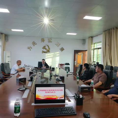 大田镇召开辖区洗砂场突出问题集体约谈会 压实整改责任 筑牢发展底线