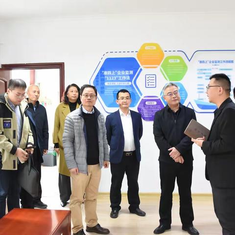 山东省、黑龙江省统计局到北坦街道调研指导统计基层基础建设