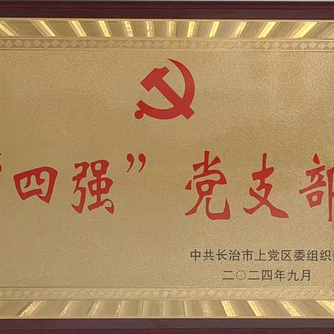 【上党司法】以一红带N蓝  以四强增四力   我局党支部荣获“四强”党支部称号