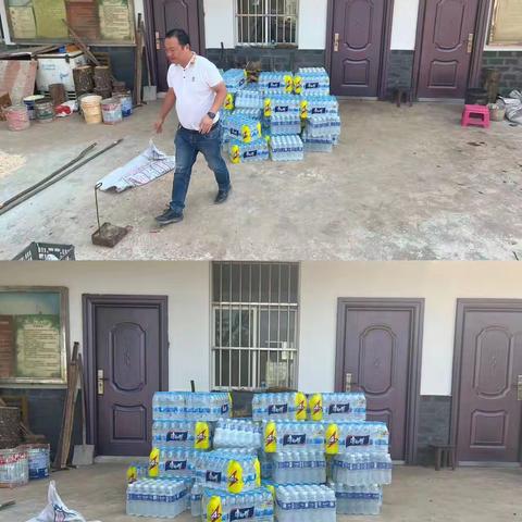 李棋街道玉河社区玉河物业有限公司积极开展救援物资运送