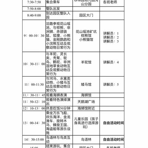 2023年大青山动物世界亲子游行程