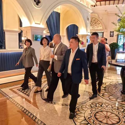 酒店公司副总经理王志玲莅临指导，筑牢“桦加沙”台风防御安全屏障