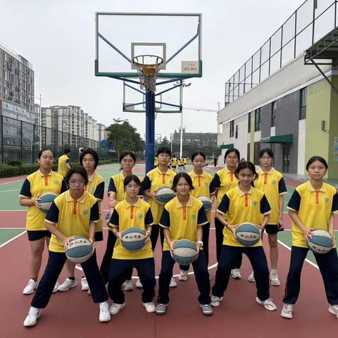 狮山实验学校女子篮球社团风采