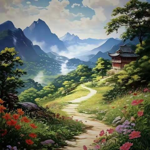 一路花开