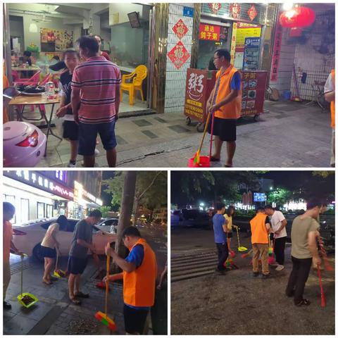 县委办公室组织对创文巩卫包点责任路段开展清扫和宣传工作