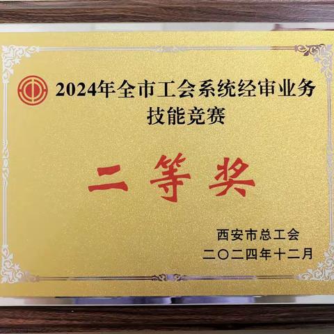 灞桥区总工会荣获全市工会系统经审业务技能竞赛二等奖