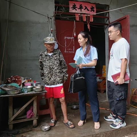 台风“泰利”来袭！县审批局开展防风防汛工作