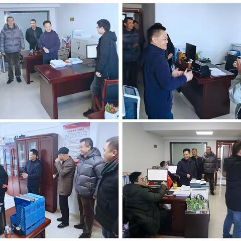 节后第一天，集团公司领导班子走访下属企业鼓干劲!