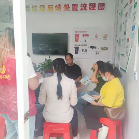阳光二区宣教室垃圾分类培训会