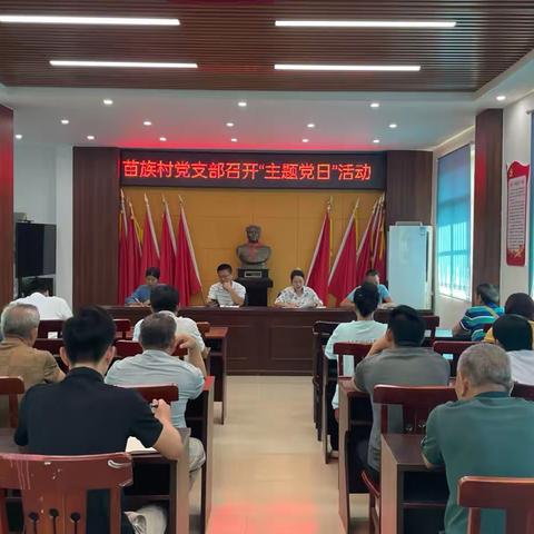 南丰镇苗族村党支部开展2023年5月份主题党日活动