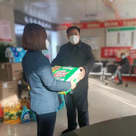 岁寒情暖，浓浓关怀。-行唐县分公司开展迎春送暖活动