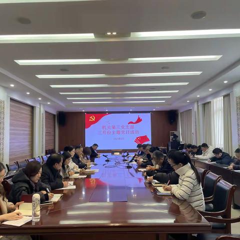 机关第三党支部开展“学深悟透新精神 聚力奋进新征程”三月份主题党日活动