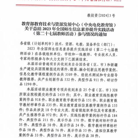 祝贺！武安市两名教师获部级荣誉