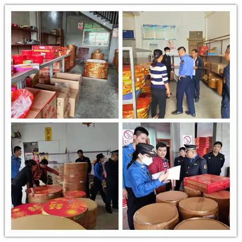 岭口镇开展元宵节烟花爆竹燃放管控工作