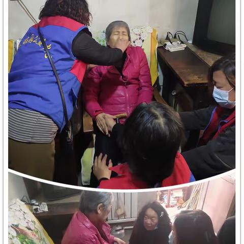 “五为”文明实践志愿者服务  关爱孤寡老人  传承雷锋精神      ——束氏庄园公益中心一支队探望