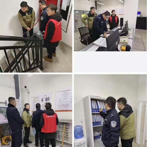 未央区民警携手社区、物业开展消防安全大检查