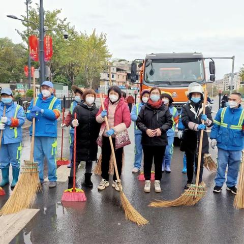 荔城中心城区保洁项目开展“环卫大扫除，干净整洁迎新春”活动