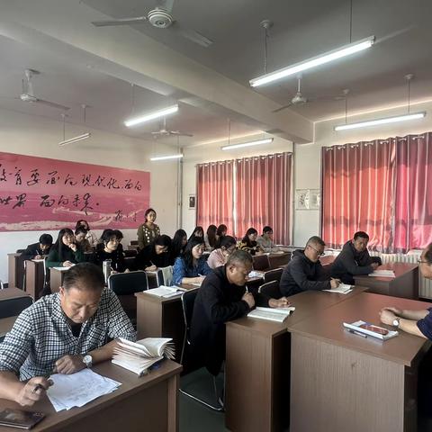 “三环四步”育人课堂——商平庄小学教研活动