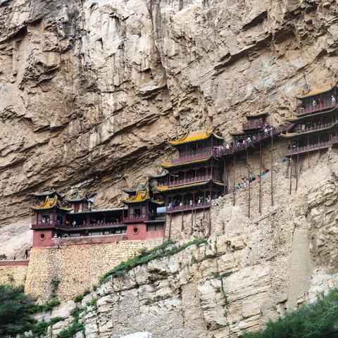 空中楼阁~恒山悬空寺