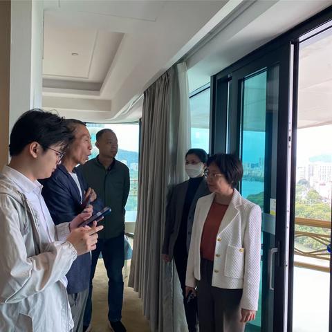 吉阳区陈练副区长到春光社区检查（消防）安全生产工作
