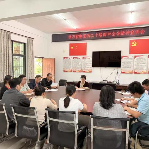陈练副区长到春光社区宣讲党的二十届四中全会精神