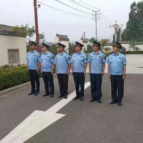 内提士气强素质、外树形象立责任——涉县生态环境分局开展执法大练兵队列训练