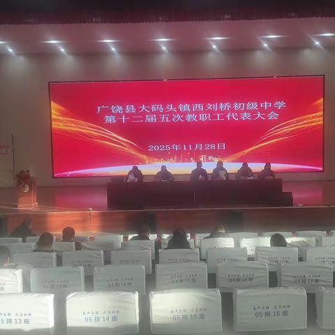 凝心聚力共谋发展，民主决策再谱新篇——西刘桥初级中学第十二届五次教职工代表大会圆满召开
