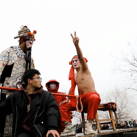 大荔县官池镇成王村社火（二）