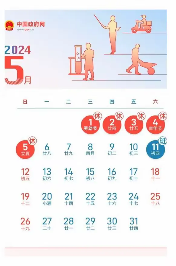 简篇-下花林小学附属幼儿园五一放假通知及温馨提醒