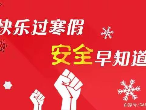 【安全欢乐过年 静待春暖花开】电白区第二中学2023年寒假假期安全教育