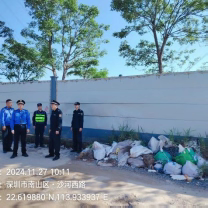 南山区城管执法领域开展全区非法倾倒垃圾专项执法统一行动小结