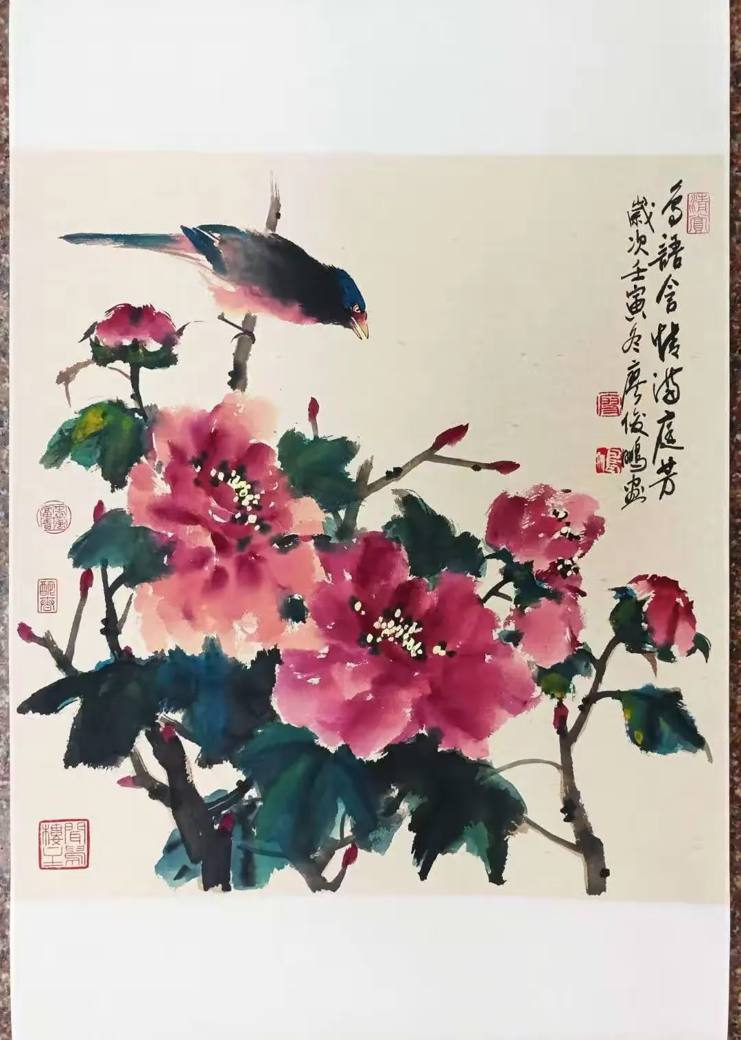 廖俊鹏先生国画花鸟作品欣赏
