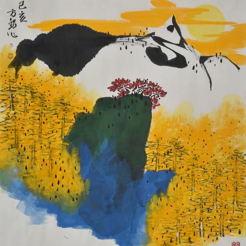 方铝先生新青绿山水系列