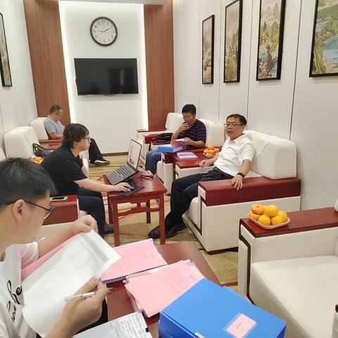 省财政厅对我县博物馆进行现场绩效考核
