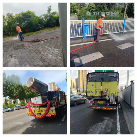 加强环卫机械化，确保控尘降尘工作（沙坪坝区环境卫生管理处）