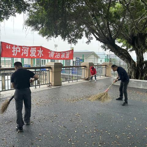 罗星街道开展“护河爱水、清洁家园”活动巡河工作