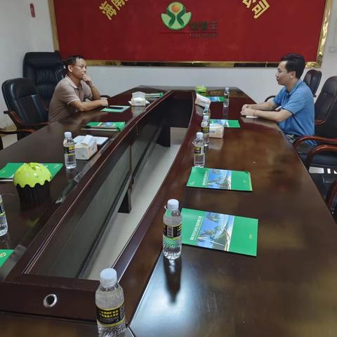 临高县农业农村局到包联民营企业开展上门服务活动