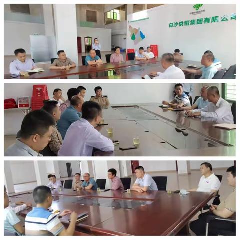 海南中部菜篮子发展有限责任公司 赴白沙县开展“菜篮子”座谈会
