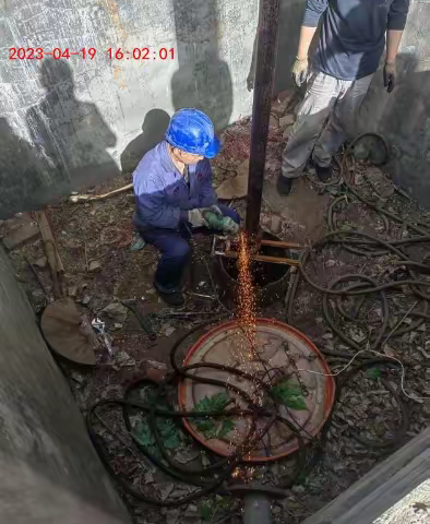 域城镇张庄社区安全员处理隐患纪实